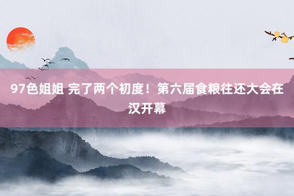 97色姐姐 完了两个初度！第六届食粮往还大会在汉开幕